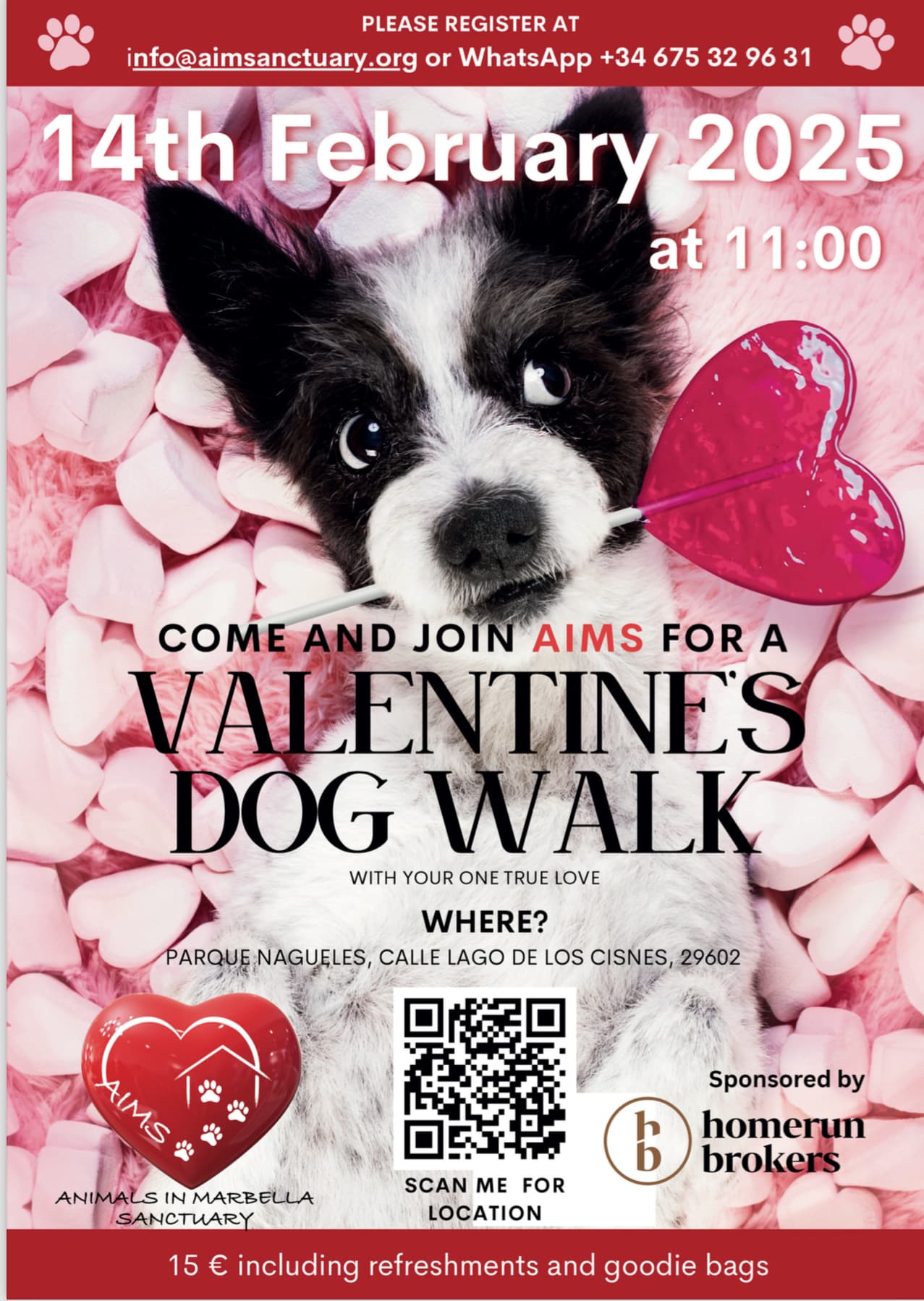 AIMS Valentines Dog Walk