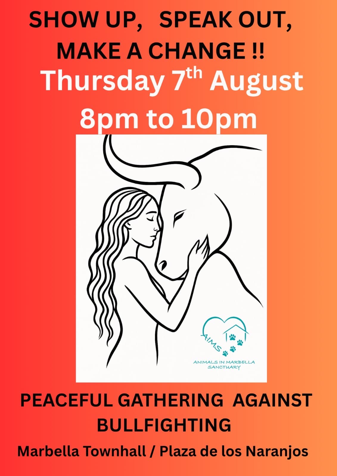 Peaceful Gathering Against Bullfighting Peaceful Gathering Against Bullfighting